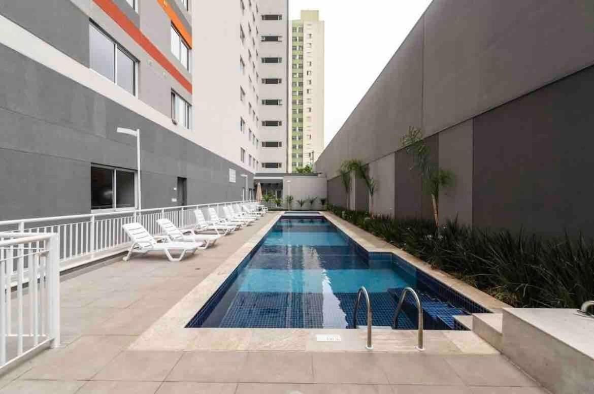 Mv63 - Studio Lindo Com Piscina Prox Ao Metro Bras Sao Paulo Exterior photo